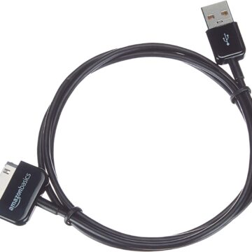 USB Charging Cable 3.2 AmazonBasics Apple Certified 30-Pin to USB Charging Cable for Apple iPhone 4, iPod, iPad 3rd Generation, 3.2 Foot, Black
