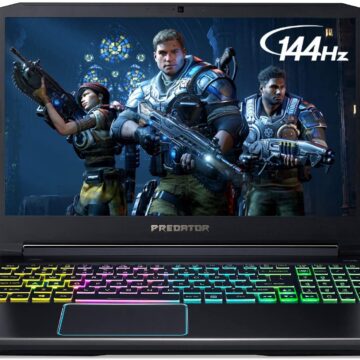 Acer Predator Helios 300 Gaming Laptop, Intel Core i7-9750H, GeForce GTX 1660 Ti, 15.6 Full HD 144Hz Display, 3ms Response Time, 16GB DDR4, 512GB PCIe NVMe SSD, RGB Backlit Keyboard, PH315-52-710B