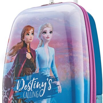 American Tourister Kids' Disney Hardside Upright Luggage, Frozen Destiny, Carry-On 16-Inch,128401-4427