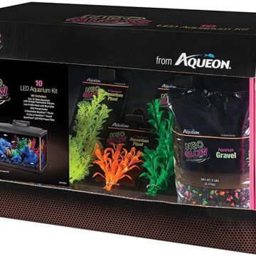 Aqueon Aquarium LED NeoGlow Aqueon Fish Aquarium Starter Kits LED NeoGlow
