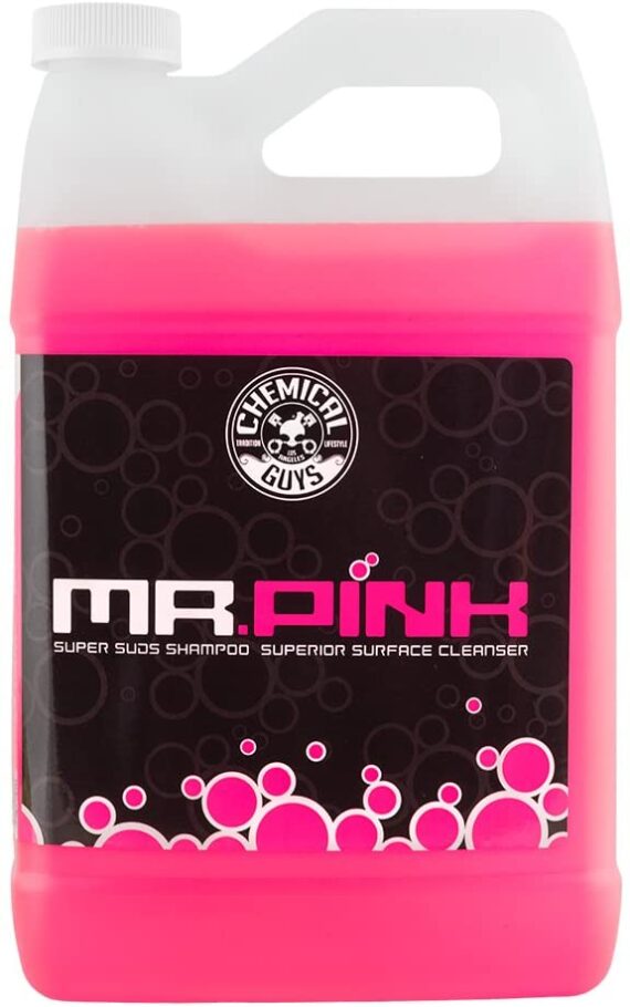 Car Wash Soap Shampoo Chemical Guys CWS_402 Mr. Pink Super Suds Car Wash Soap and Shampoo (1 Gal)