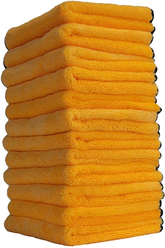 Grade Premium Microfiber Towels Chemical Guys MIC_506_12 Professional Grade Premium Microfiber Towels, Gold (16 Inch x 16 Inch) (Pack of 12)