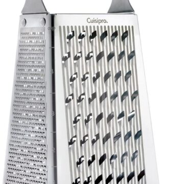 4-Sided Boxed Grater Cuisipro Surface Glide Technology 4-Sided Boxed Grater