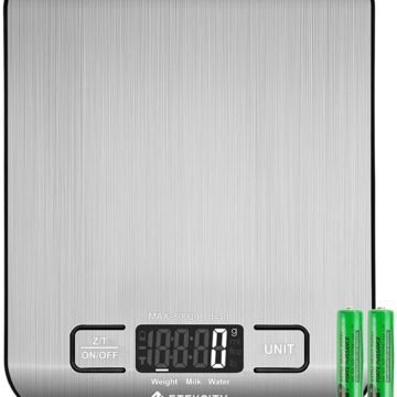 Etekcity Food Kitchen Scale Etekcity Food Kitchen Scale, Digital Grams and Oz for Cooking, Baking, and Weight Loss, Christmas Gift for Holiday Meal Prep, Small, Stainless Steel