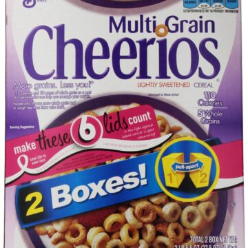 Mills Multigrain Cheerios Cereal General Mills Multigrain Cheerios Cereal, Lightly Sweetened, 37.5 Ounce, Set of 4