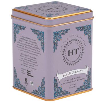 Caffeinated Currant Black Tea Harney & Sons Caffeinated Black Currant Black Tea Tin 20 Sachets