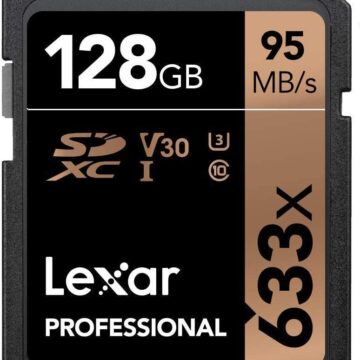 Lexar Professional 633x 128GB Lexar Professional 633x 128GB SDXC UHS-I Card (LSD128GCB1NL633)
