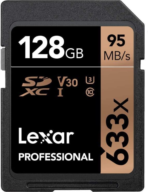 Lexar Professional 633x 128GB Lexar Professional 633x 128GB SDXC UHS-I Card (LSD128GCB1NL633)