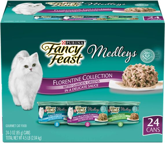 Adult Wet Cat Food Purina Fancy Feast Medleys Adult Wet Cat Food Variety Pack