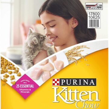Chow Dry Kitten Food Purina Kitten Chow Dry Kitten Food, Nurture - 14 lb. Bag