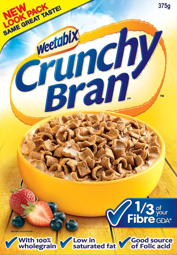 Weetabix Crunchy Bran 375g Weetabix Crunchy Bran 375 g (Pack of 9)