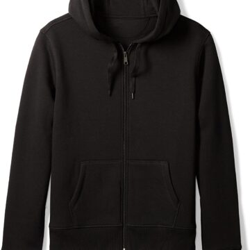 Amazon Essentials Men's Standard Full-Zip Hooded Fleece Sweatshirt