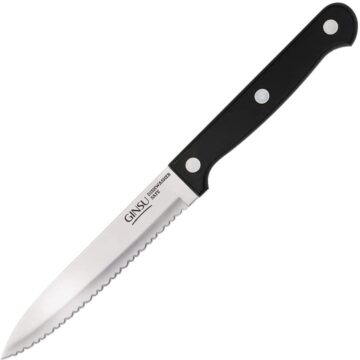 GINSU Kiso Dishwasher Safe 4.5""Utility Knife", black (KIS-KB-DS-001-6)