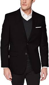 J.M. Haggar Men's Texture Weave Stretch Classic Fit Suit Separate Coat