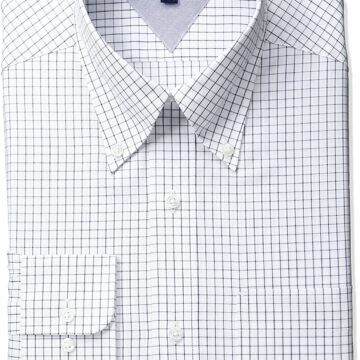 Tommy Hilfiger Men's Dress Shirt Regular Fit Check