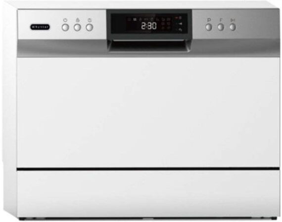 White Countertop Portable Dishwasher